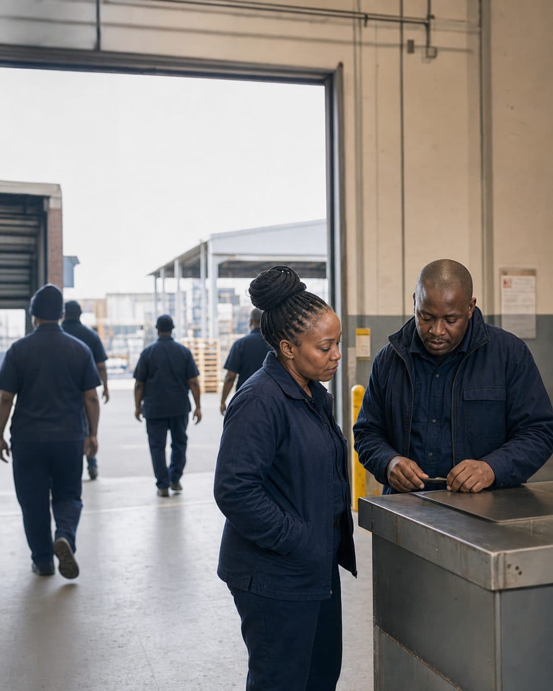 Shift hours being signed off at the end of a rotation